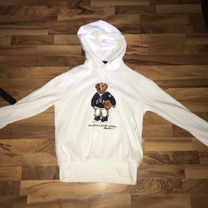 **Polo Ralph Lauren classic bear hoodie size M **